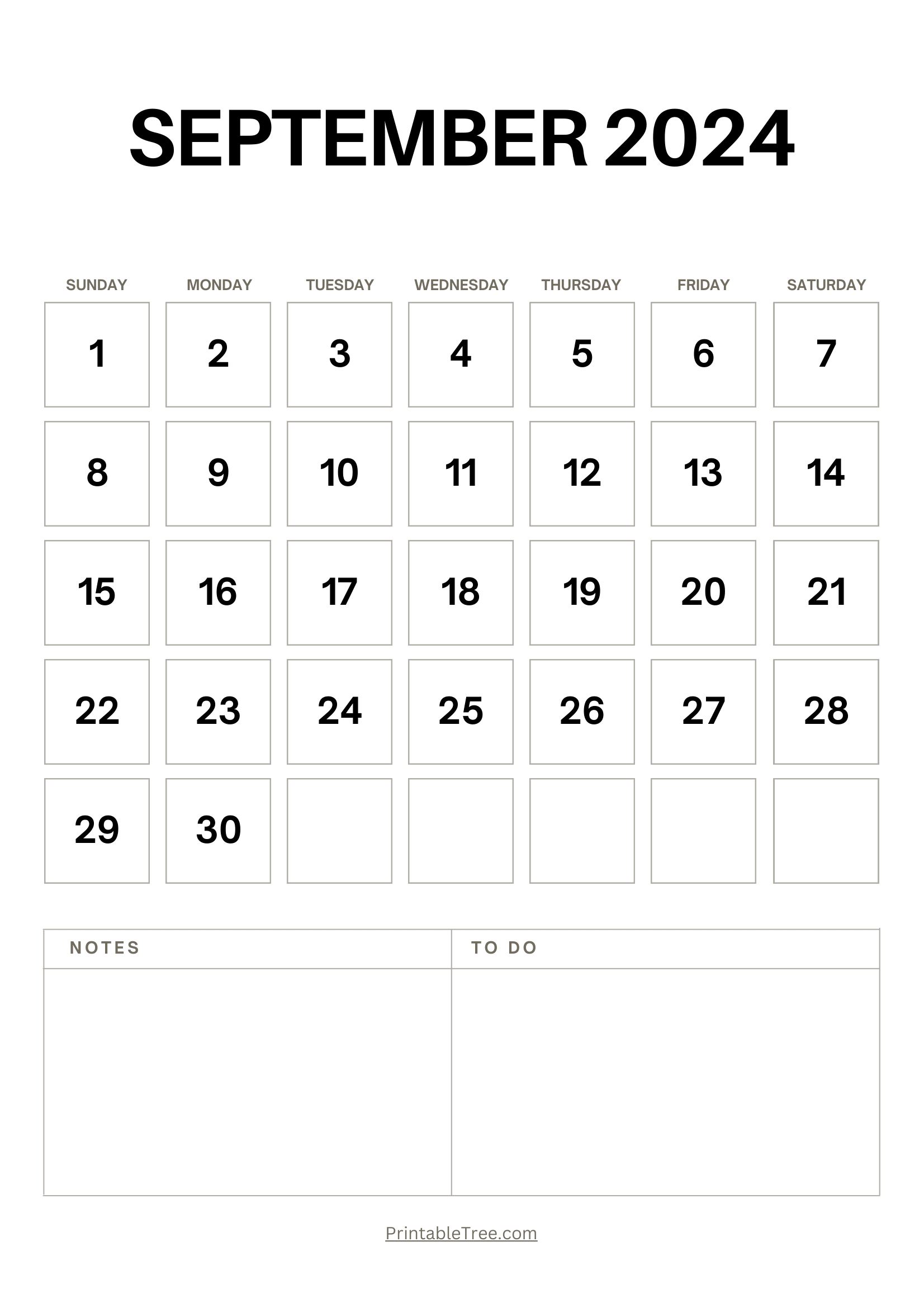 September 2024 Calendar Printable Pdf With Holidays throughout September 2024 Calendar With Notes