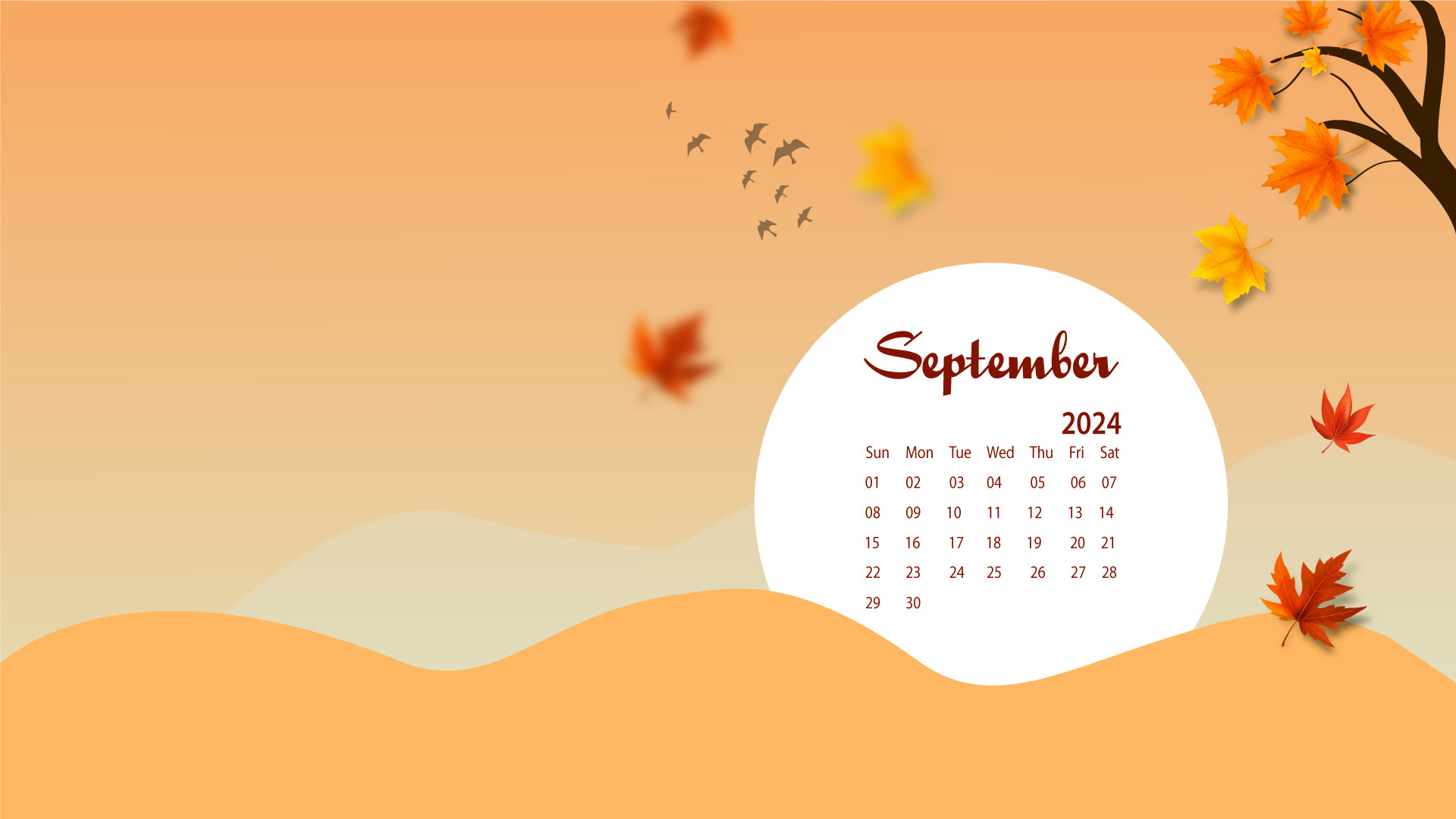 September 2024 Desktop Wallpaper Calendar - Calendarlabs for September 2024 Calendar Desktop Wallpaper