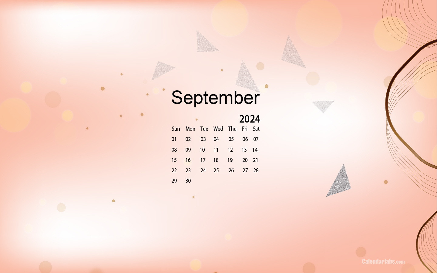 September 2024 Desktop Wallpaper Calendar - Calendarlabs with September 2024 Wallpaper Calendar