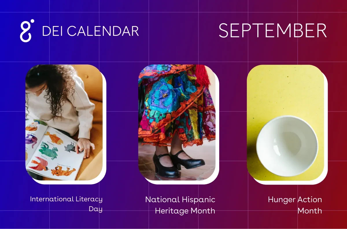 September Diversity Month Calendar 2023 in September Diversity Calendar 2024