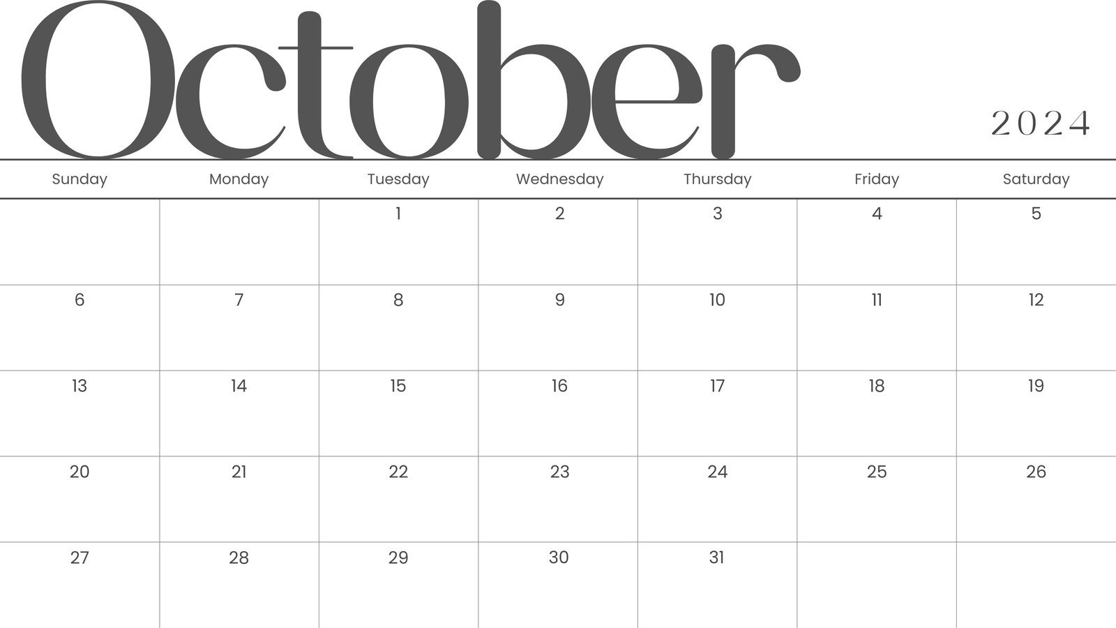 Free October 2024 Calendar Templates To Customize | Canva for Free Printable October 2024 Calender