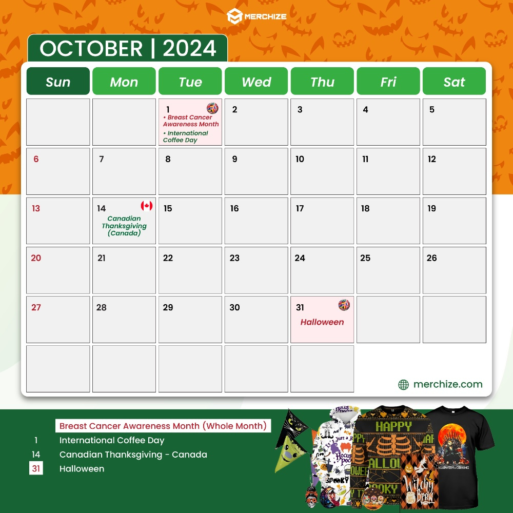 Plan Your Year Wisely With 2024 Ecommerce Holiday Calender for October Saints Calendar 2024