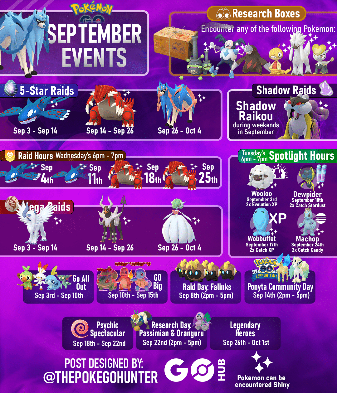 Pokémon Go September 2024 Events Guide | Pokémon Go Hub with Pokemon Go Calendar October 2024