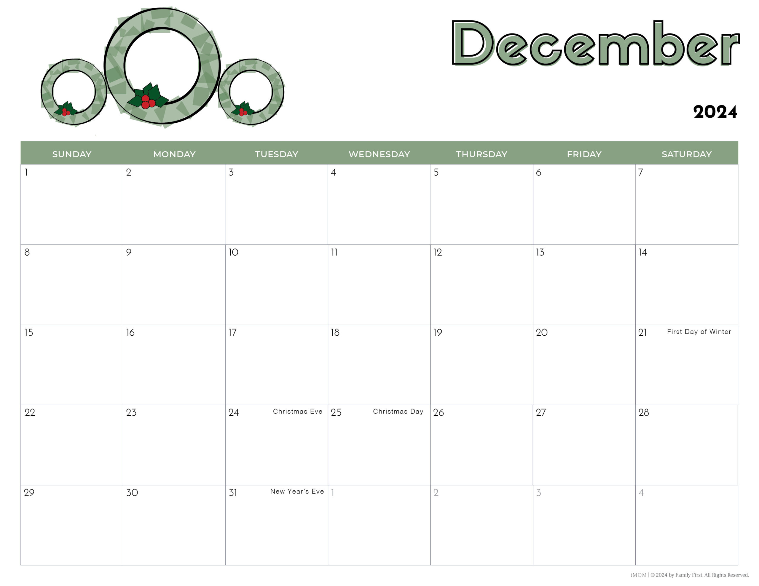 2024-2025 Printable Calendars For Kids - Imom with November And December Printable 2024 Calendar Imom