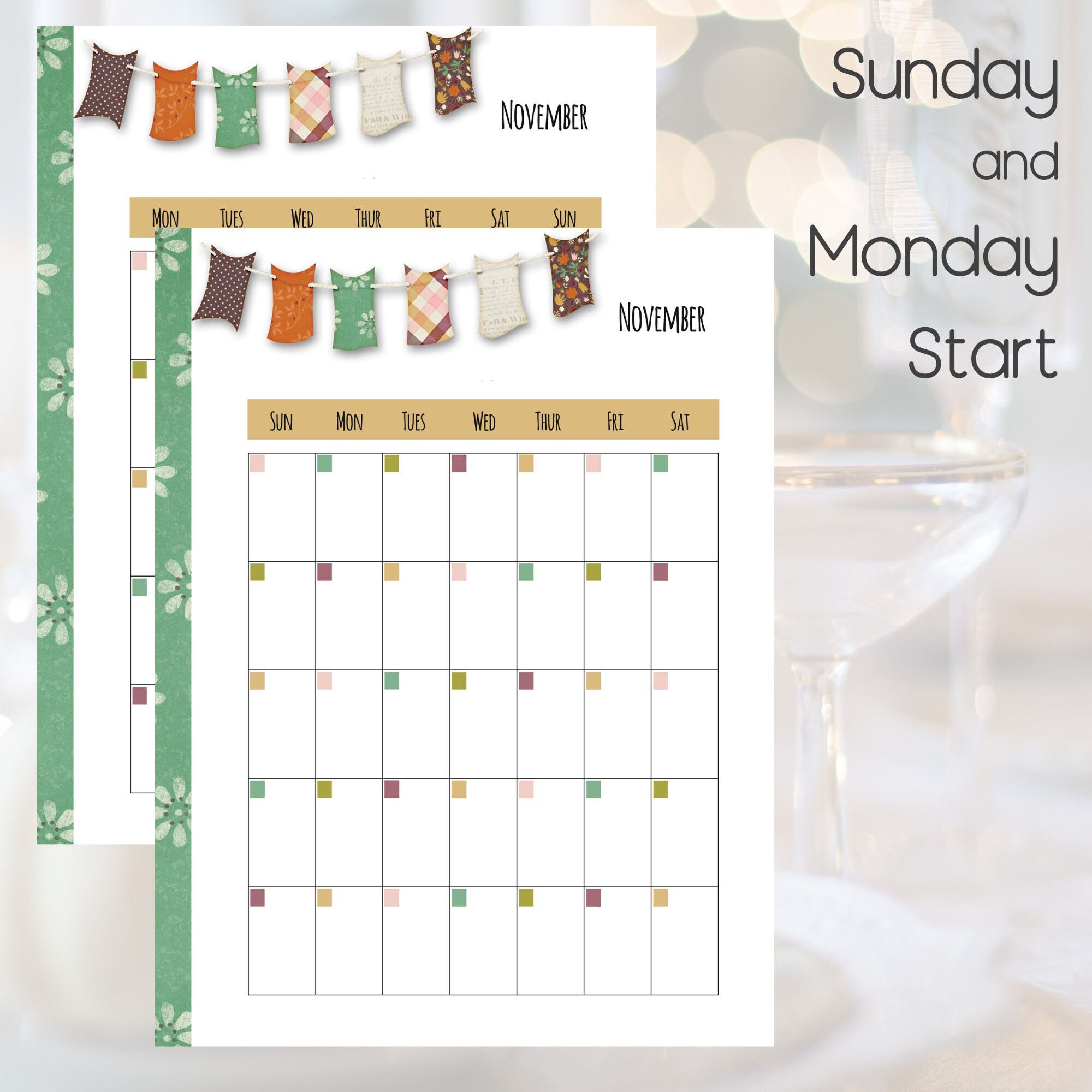 November Calendar, November Printable Calendar, Simple Calendar throughout November 2024 Printable Calendar Wincalendar