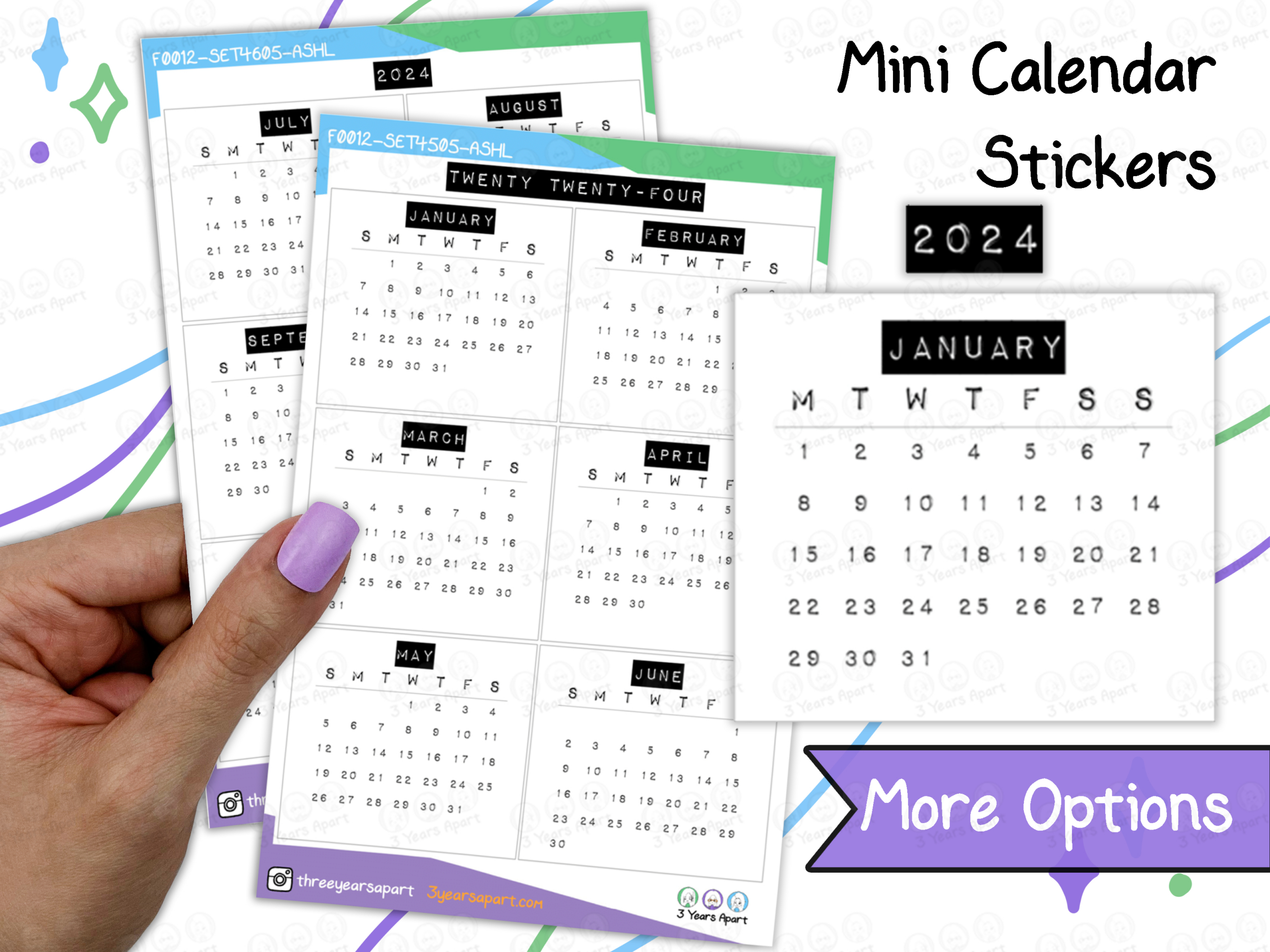 2024 Calendar Free Printable | Bullet Journal And Planner Free for December 2024 Calendar Printable A6 Free