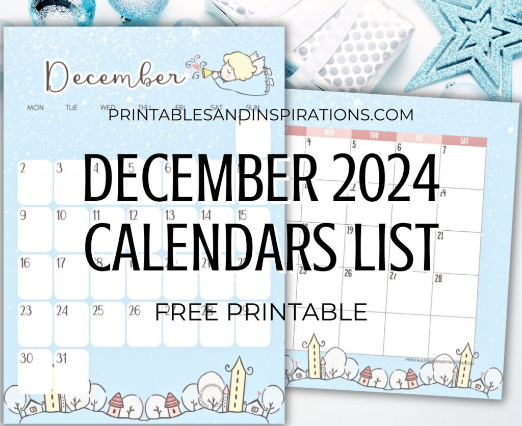 Free Bullet Journal Printables For This Year - Printables And pertaining to December 2024 Bullet Journal Calender Printable