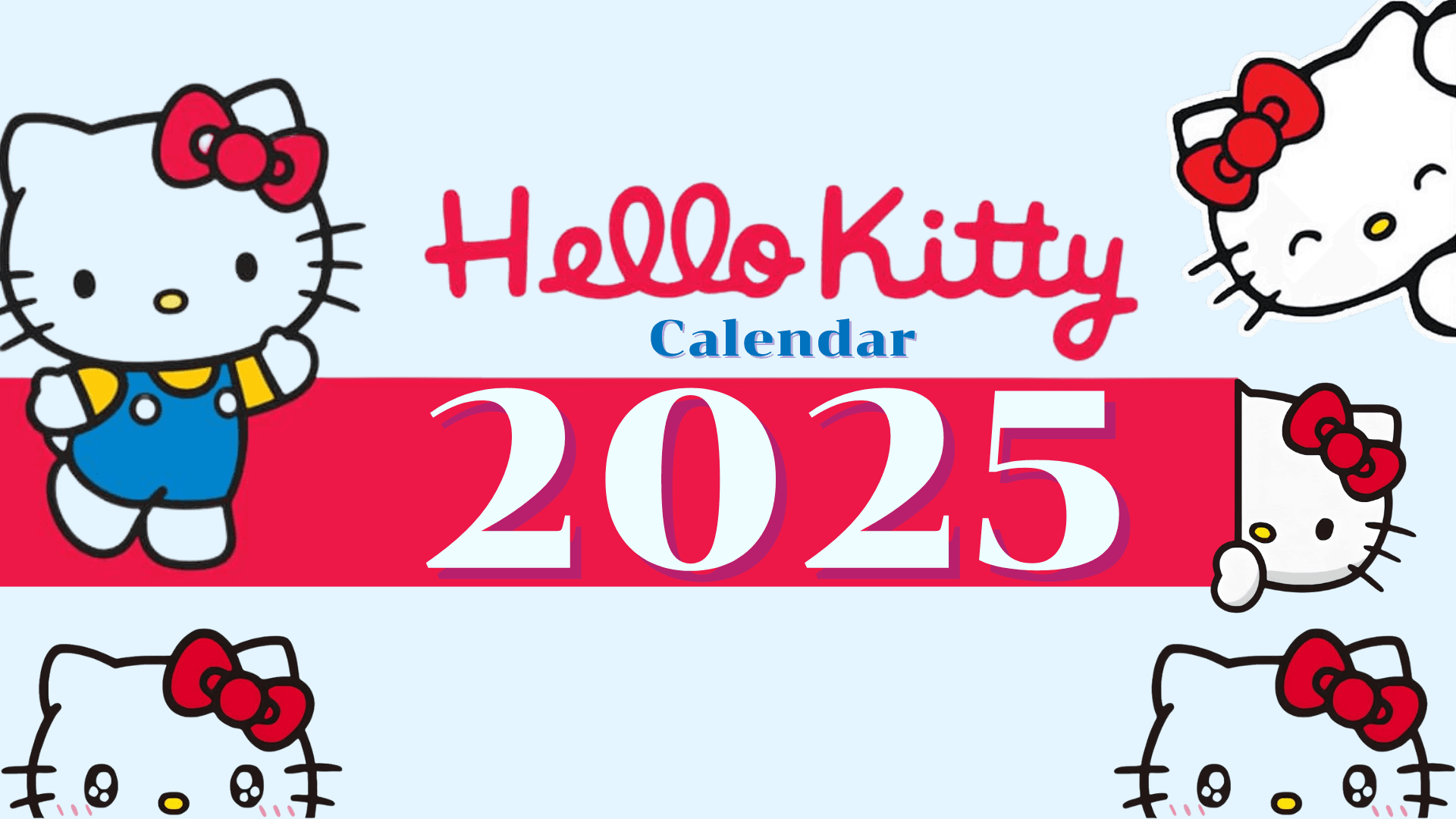 2025 - Calendar - Hello Kitty - Template -Kjc.creativedesigns within Hello Kitty January 2025 Calendar Printable