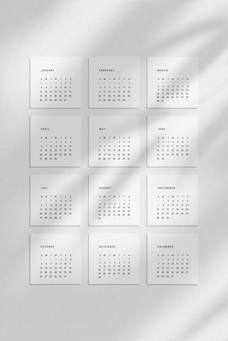 2025 Mini Calendar Printable Bujo Calendar 2025 4X4 3X3 2X2 Pdf + Jpg inside 2025 Mini Calendar Printable