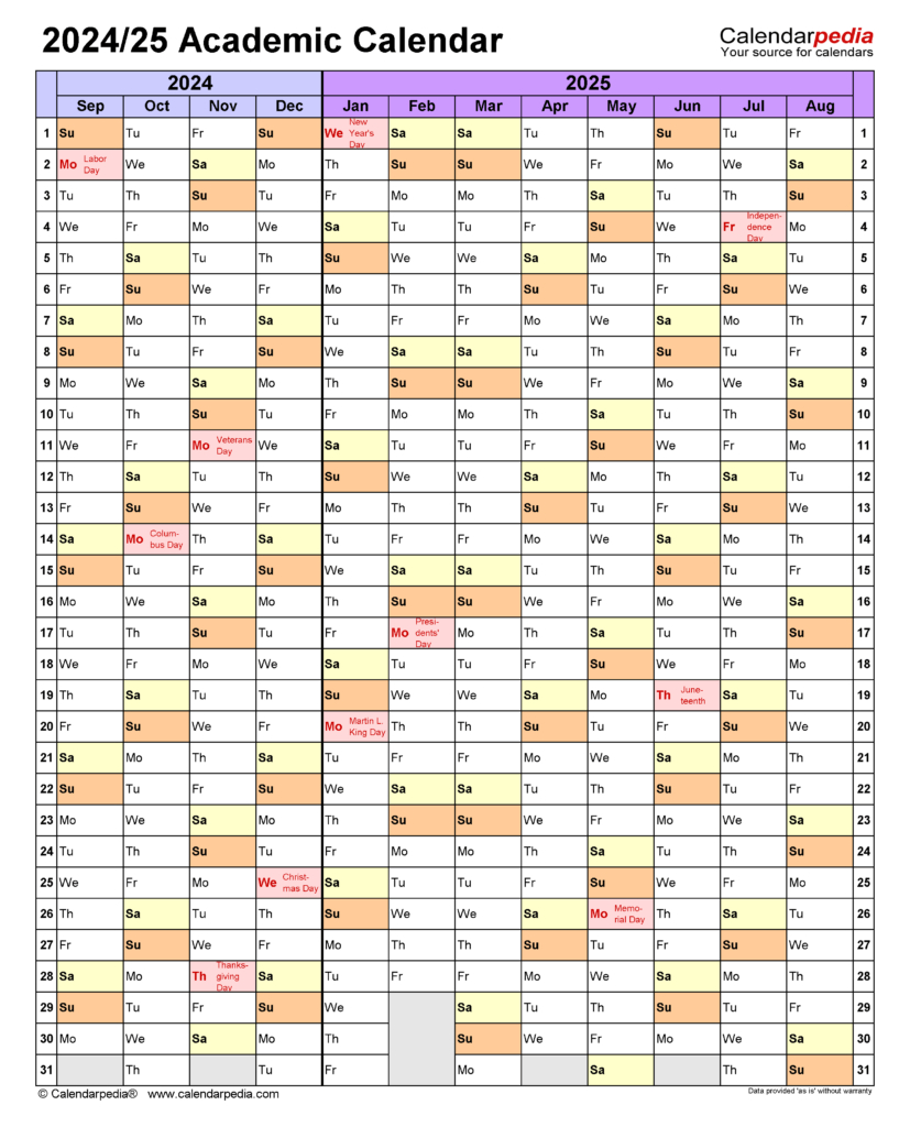 Atu Academic Calendar 202425 - College Semester Calendar inside Mizzou Spring 2025 Calendar Printable