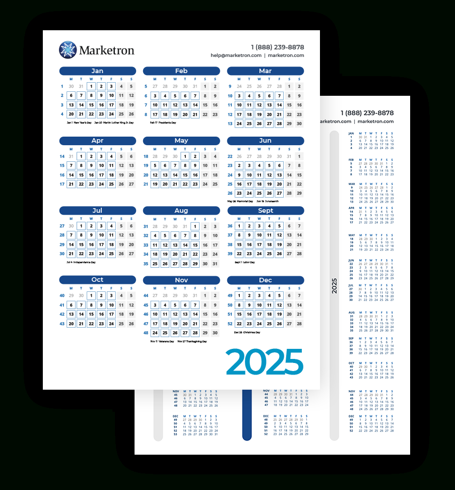 Broadcast Calendars | Marketron pertaining to 2025 Broadcast Calendar Printable