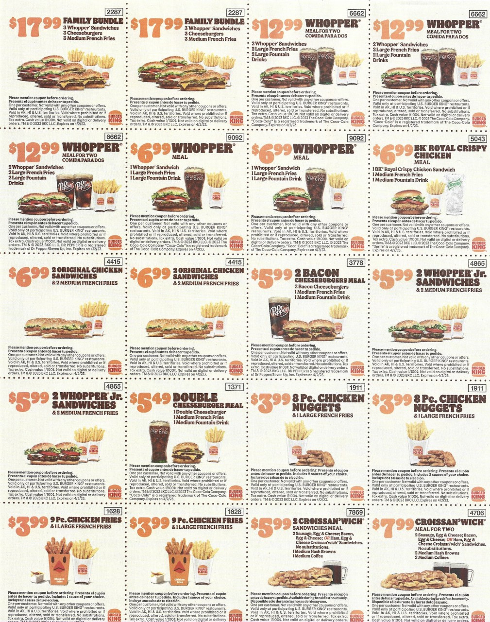 Burger King Chicago Deal Coupons $6 Your Way Meals - Expires 04/02 regarding January 2025 Subway Coupons Printable