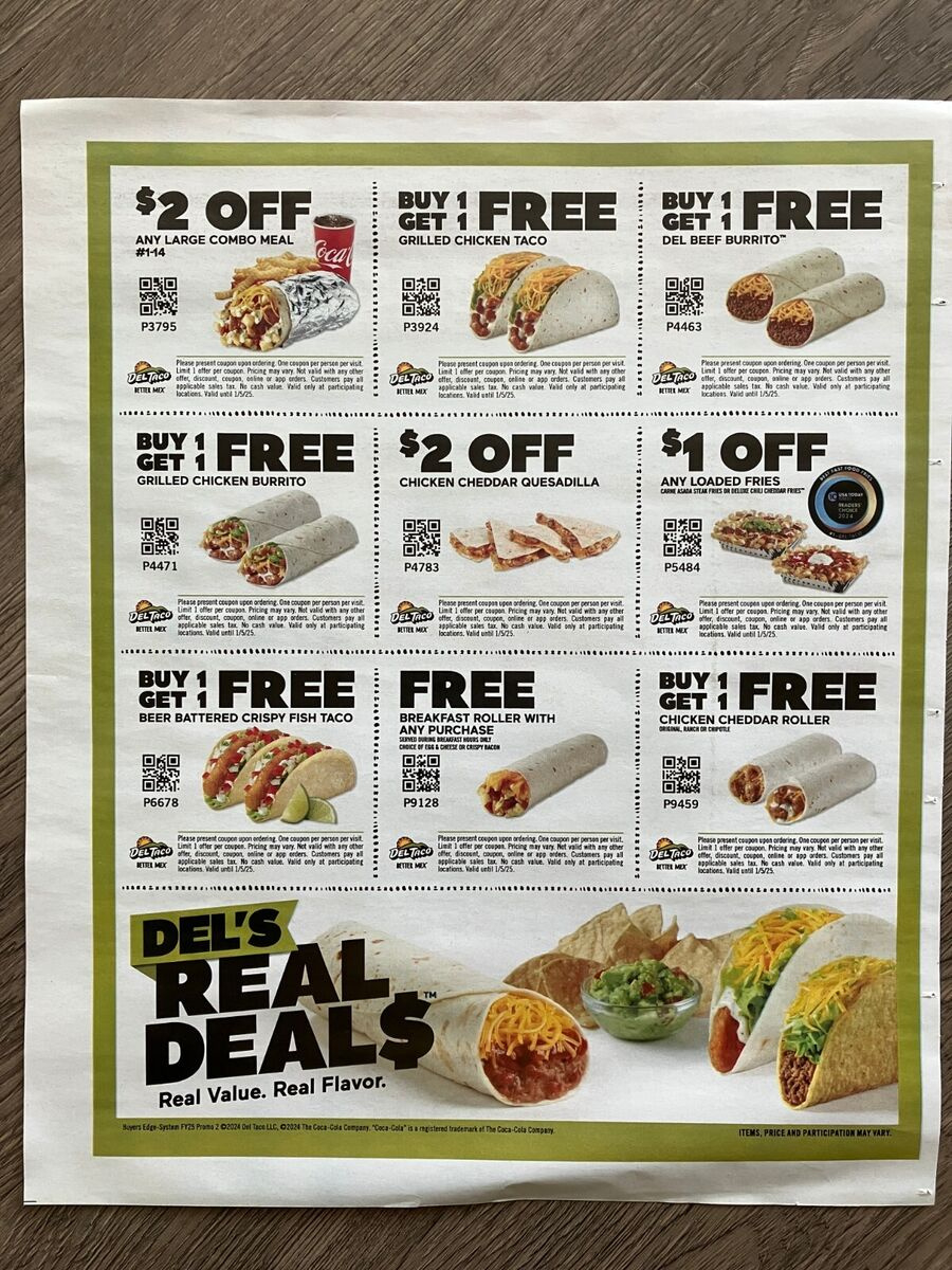 Food &amp; Beverage Coupons For Sale | Ebay pertaining to January 2025 Subway Coupons Printable