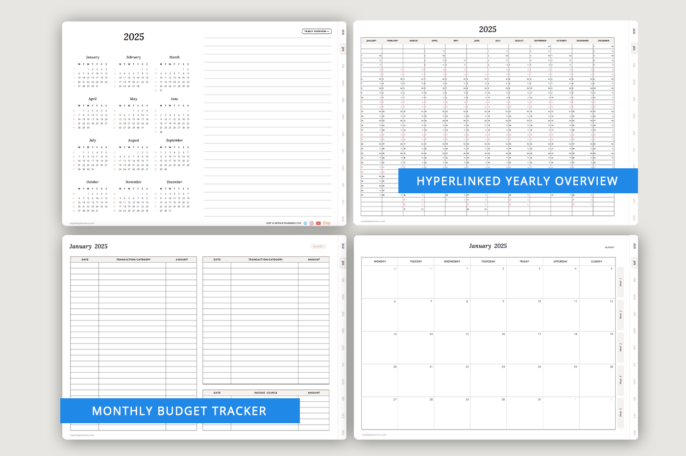 Goodnotes Marketplace | Digital Notebooks, Planners &amp;amp; Covers in Ppe Employee Attendance Calendar 2025