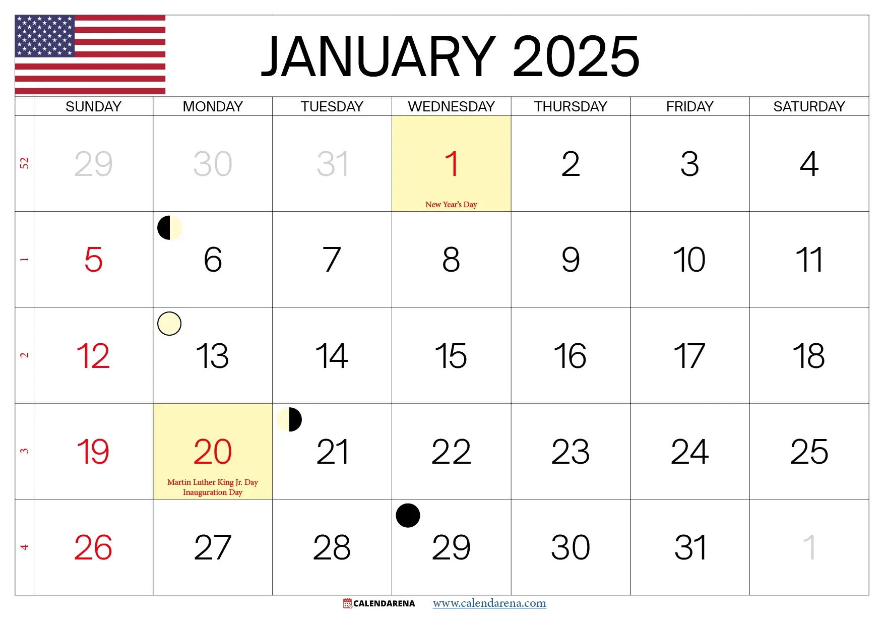 January 2025 Calendar Printable within Dry January Calendar 2025 Printable