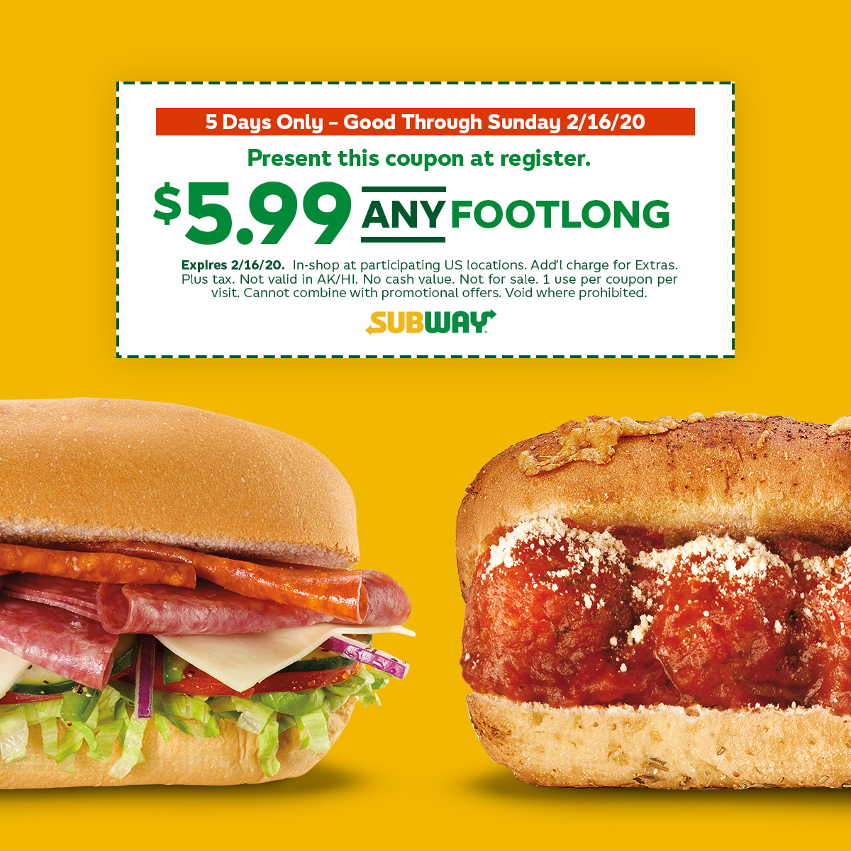 Subway Promo Hotsell intended for Subway Printable Coupons January 2025