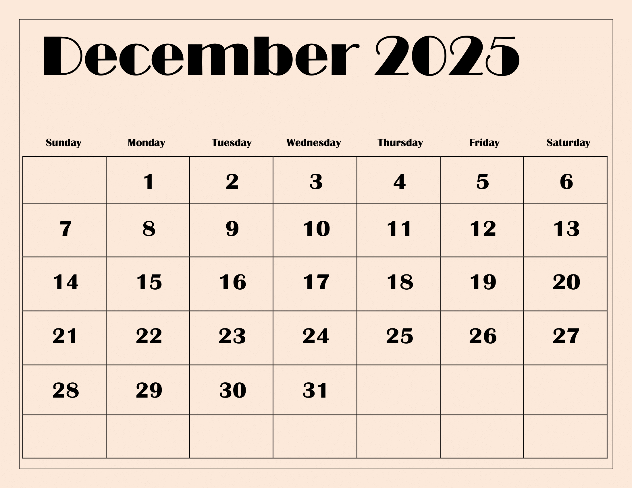 December 2025 Calendar Printable Pdf Template With Holidays throughout December January February Calendar 2025