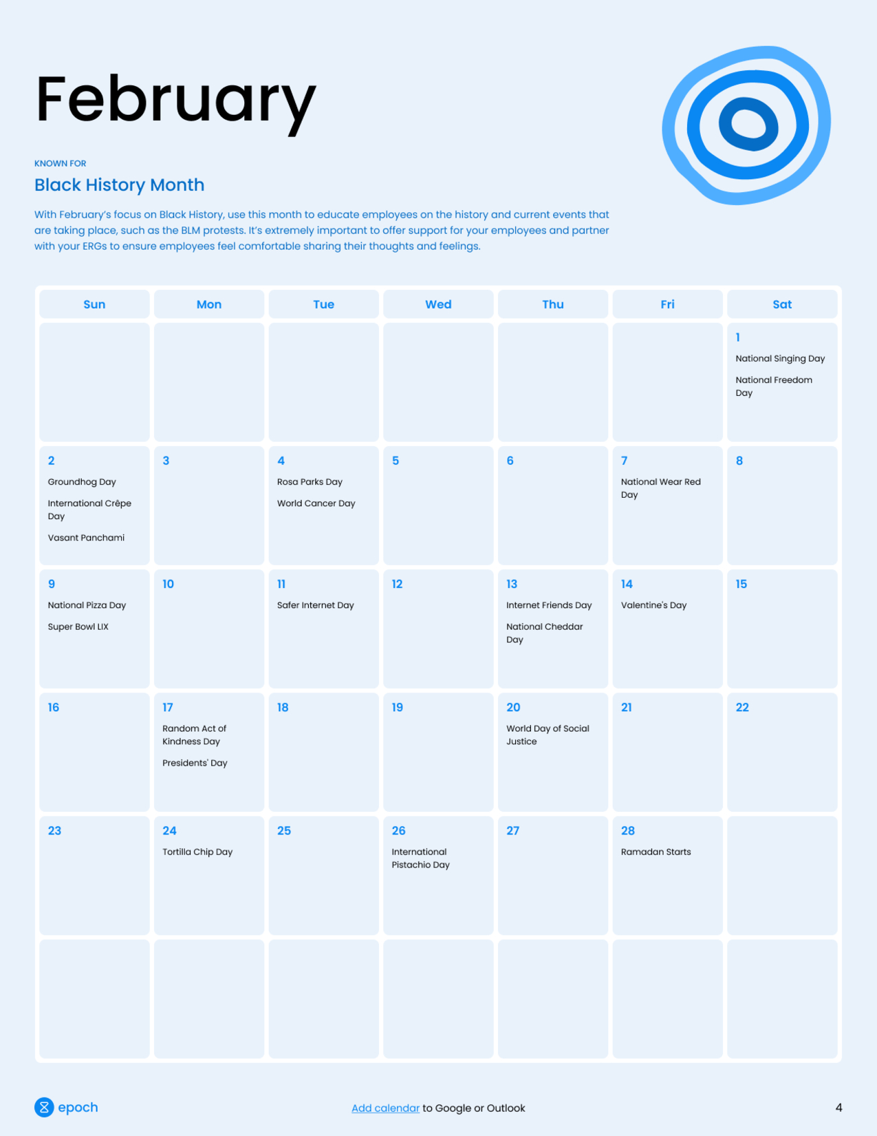 Epoch | Month Of Events - February 2025 pertaining to Events Calendar February 2025