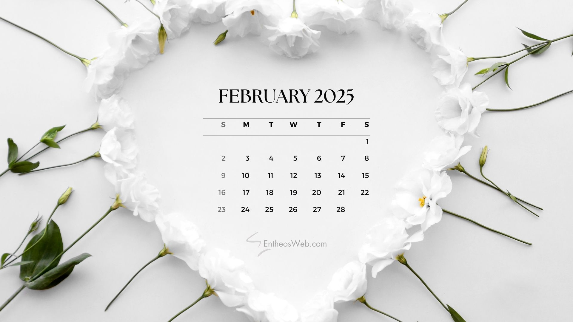 February 2025 Desktop Wallpaper Calendars | Entheosweb for February 2025 Calendar Wallpaper Desktop