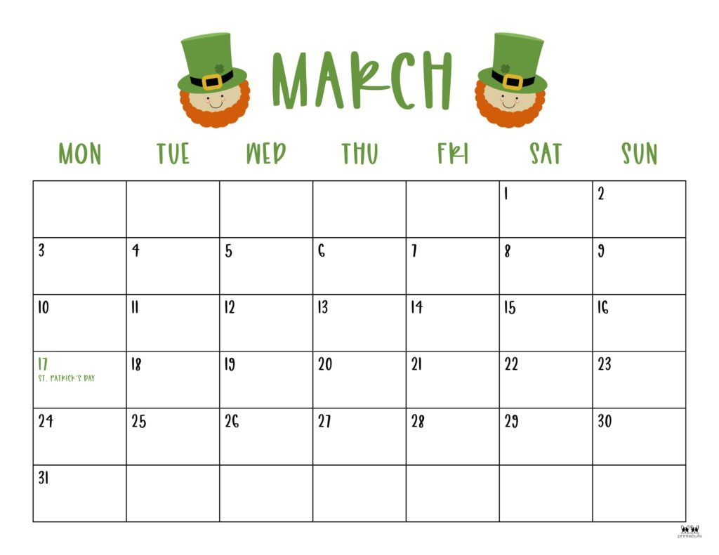 March 2025 Calendars - 107 Free Printables | Printabulls for Printable Free March Calendar 2025