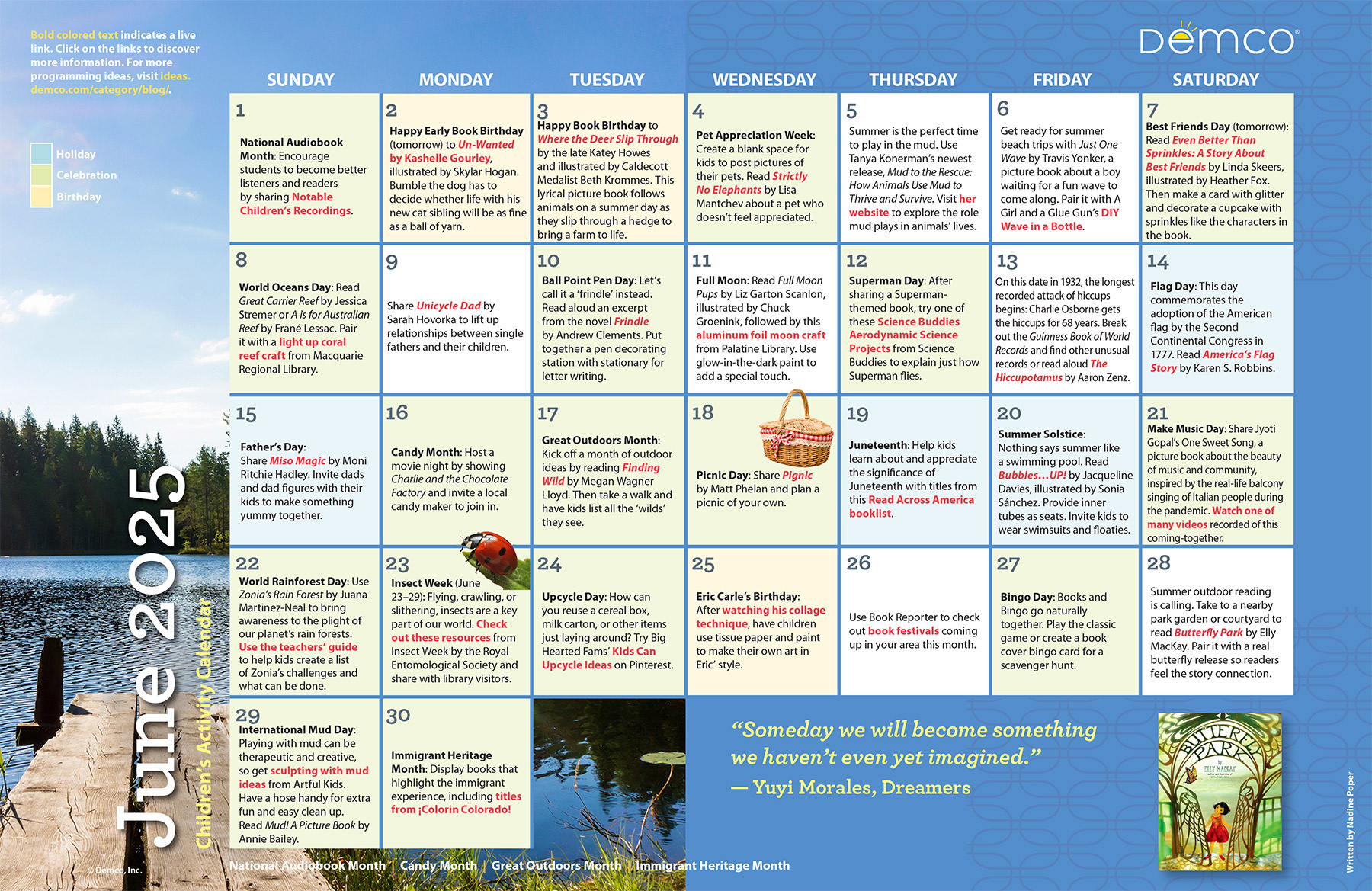 Children'S Activity Calendar: June 2025 within Calendar Of Events For June 2025