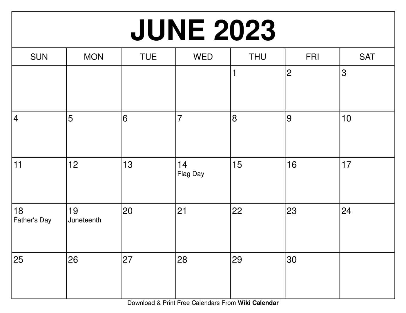 June 2025 Calendar - Printable Templates &amp;amp; More with regard to Show Me A Calendar For The Month Of June