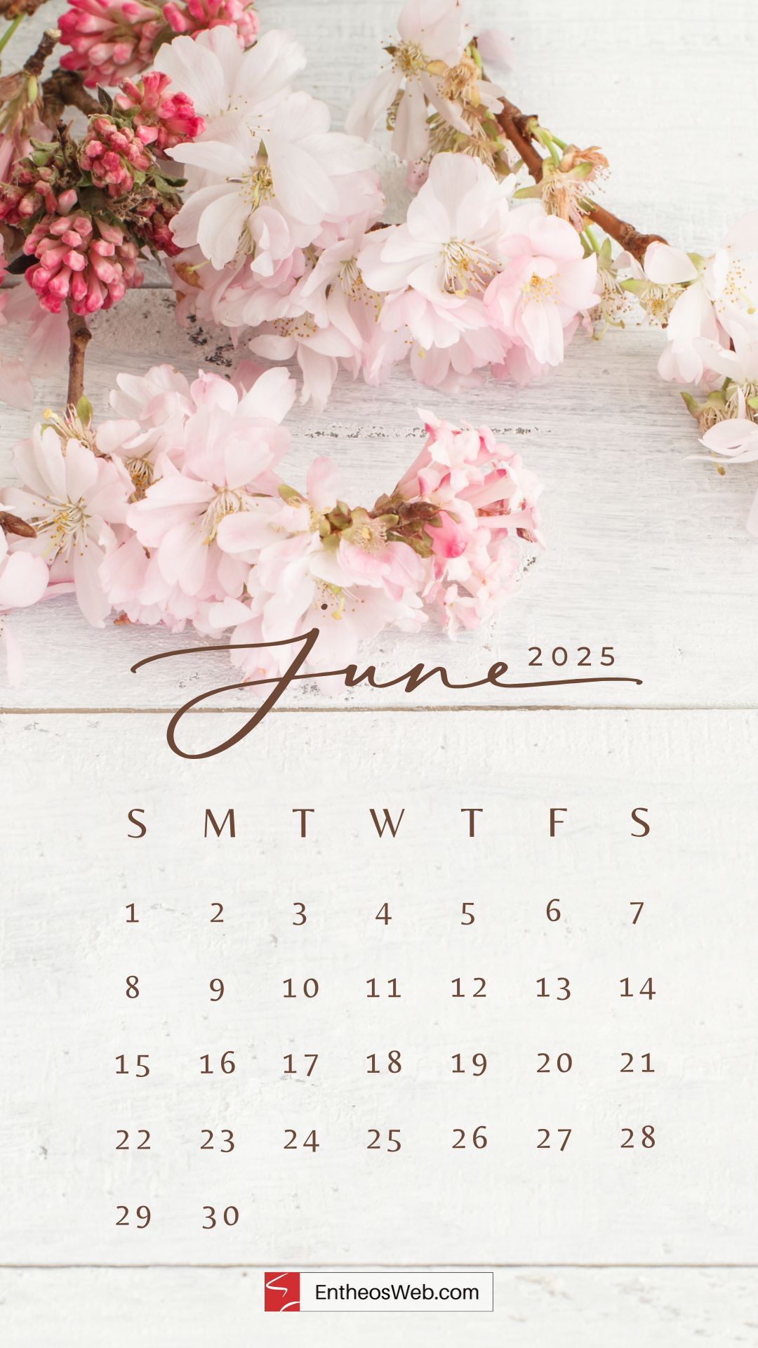 June 2025 Phone Wallpaper &amp;amp; Lockscreen Backgrounds | Entheosweb intended for June Wallpaper Calendar 2025