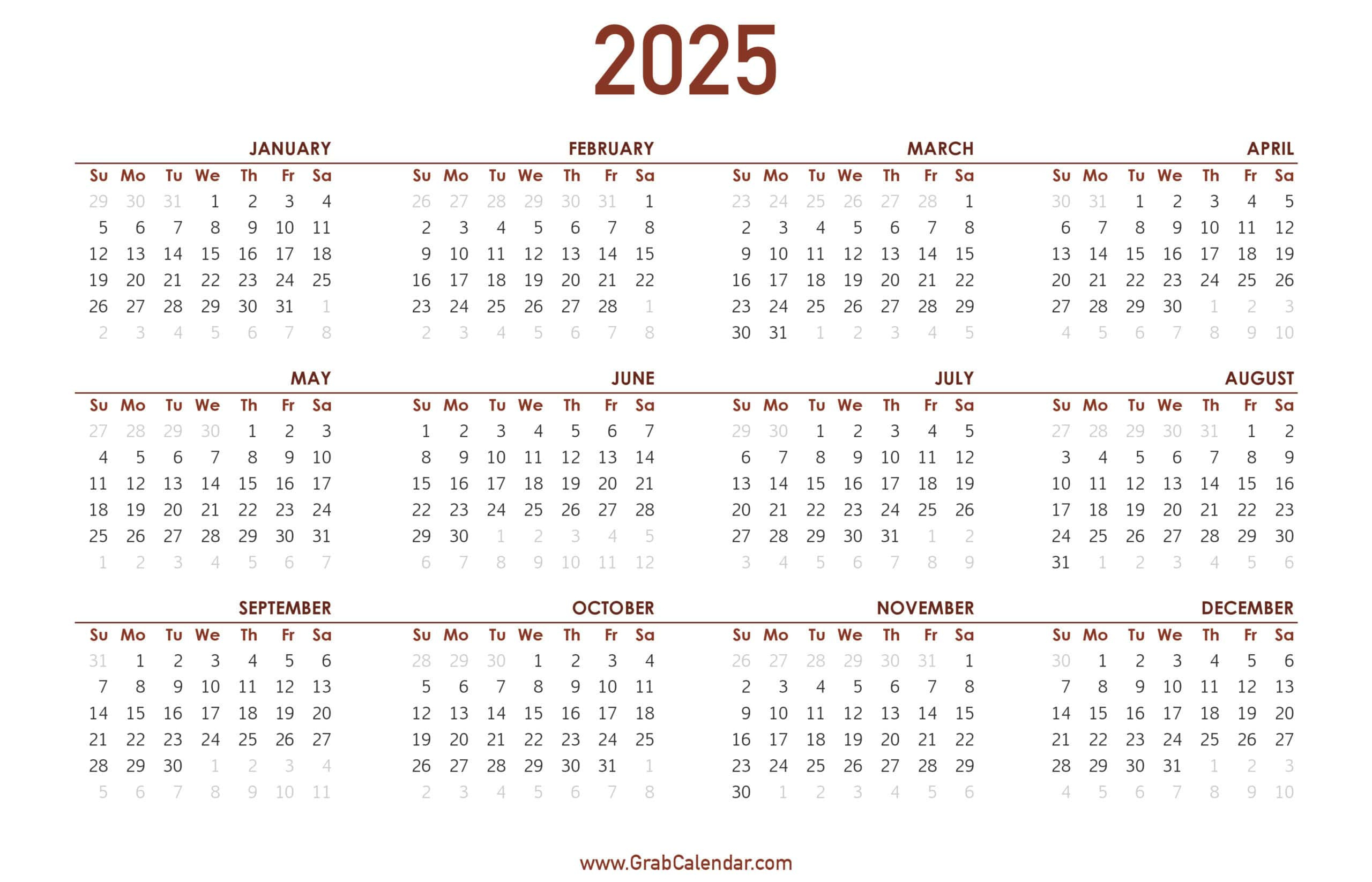 2025 Calendar - Grab Calendar with regard to August To December 2025 Calendar
