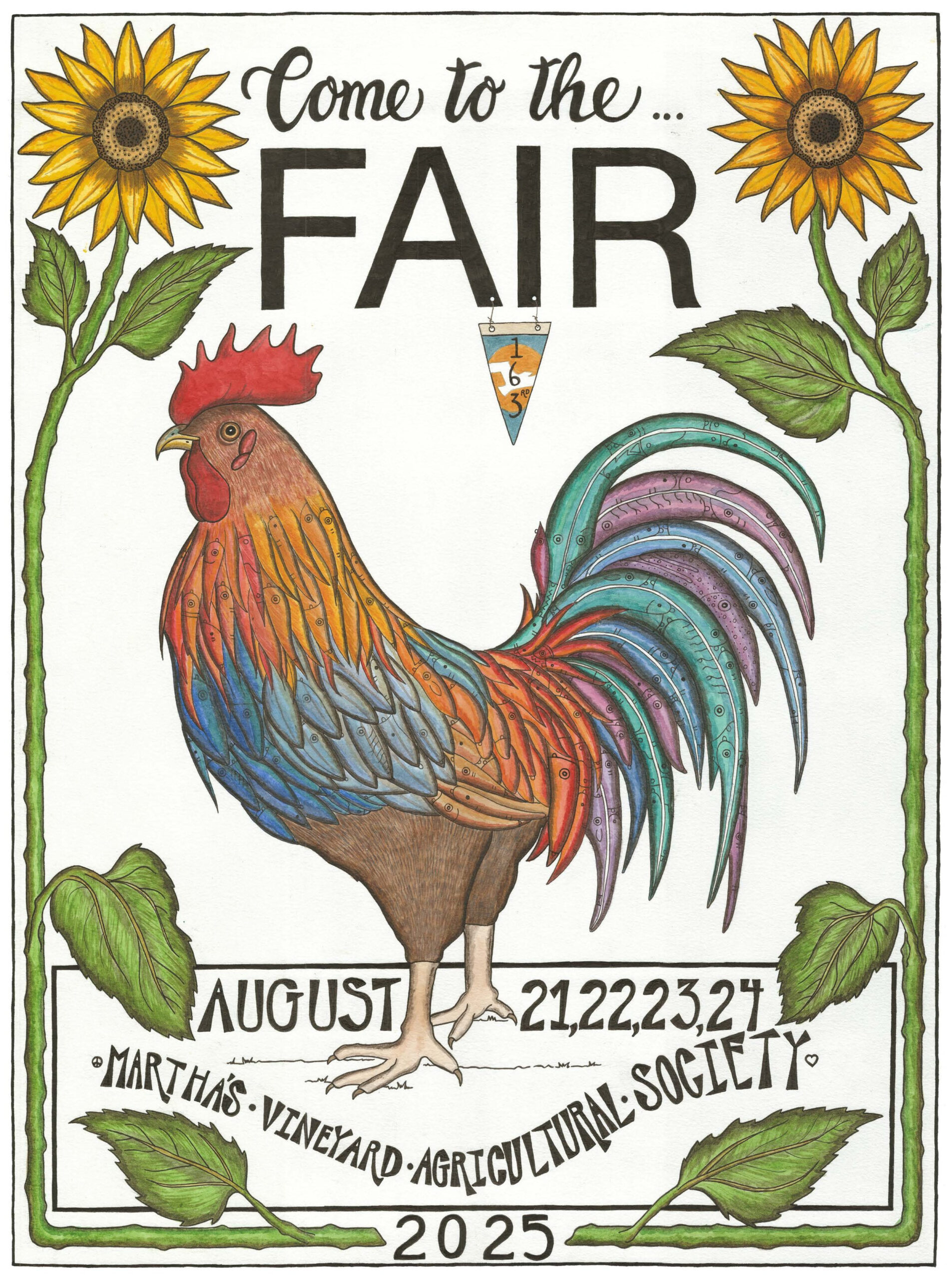 2025 Fair Poster — The Martha&amp;#039;S Vineyard Agricultural Society with regard to Marthas Vineyard Calendar August 2025