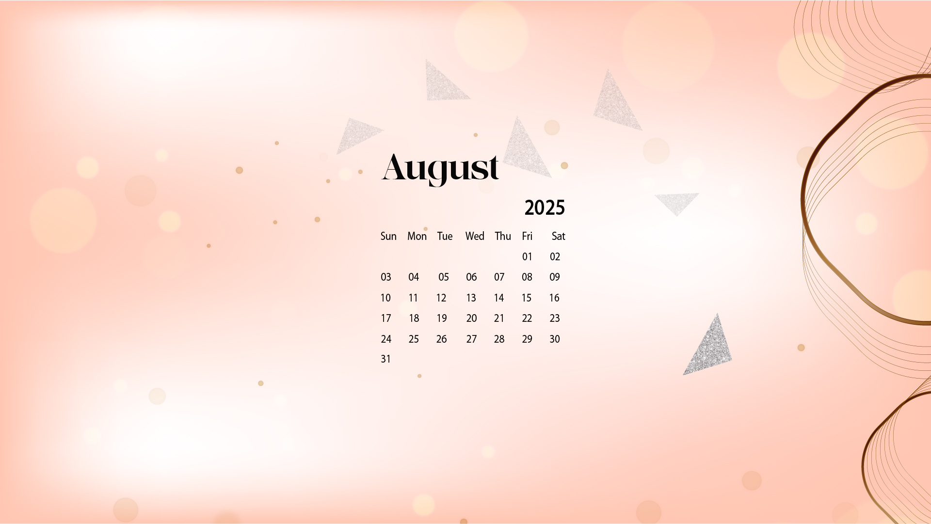 August 2025 Desktop Wallpaper Calendar - Calendarlabs with August 2025 Wallpaper Calendar