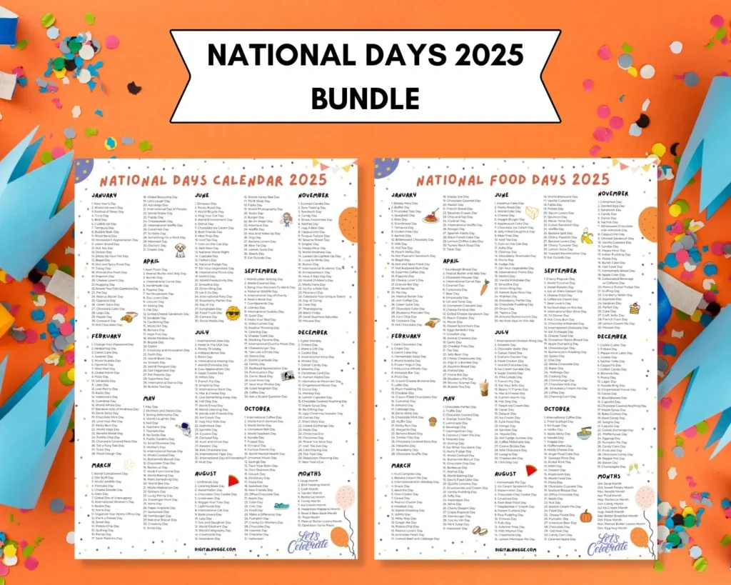 🗓️ National Days | Digitalhygge intended for August 2025 National Days Calendar