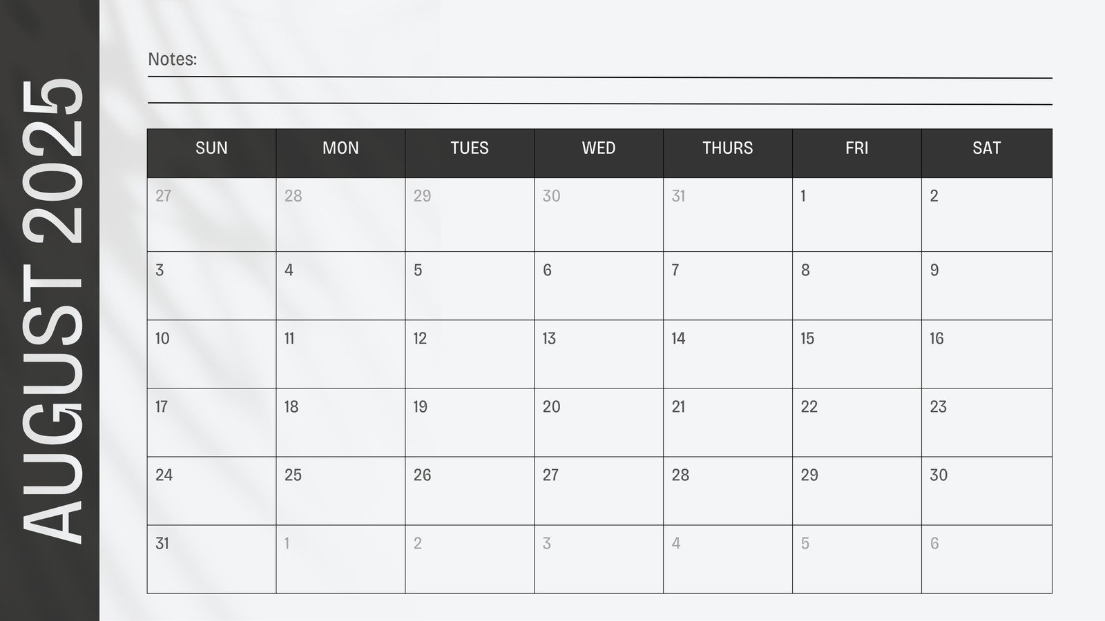 Free Printable August 2025 Calendar Templates | Canva inside August 2025 Whiteboard Calendar Ideas
