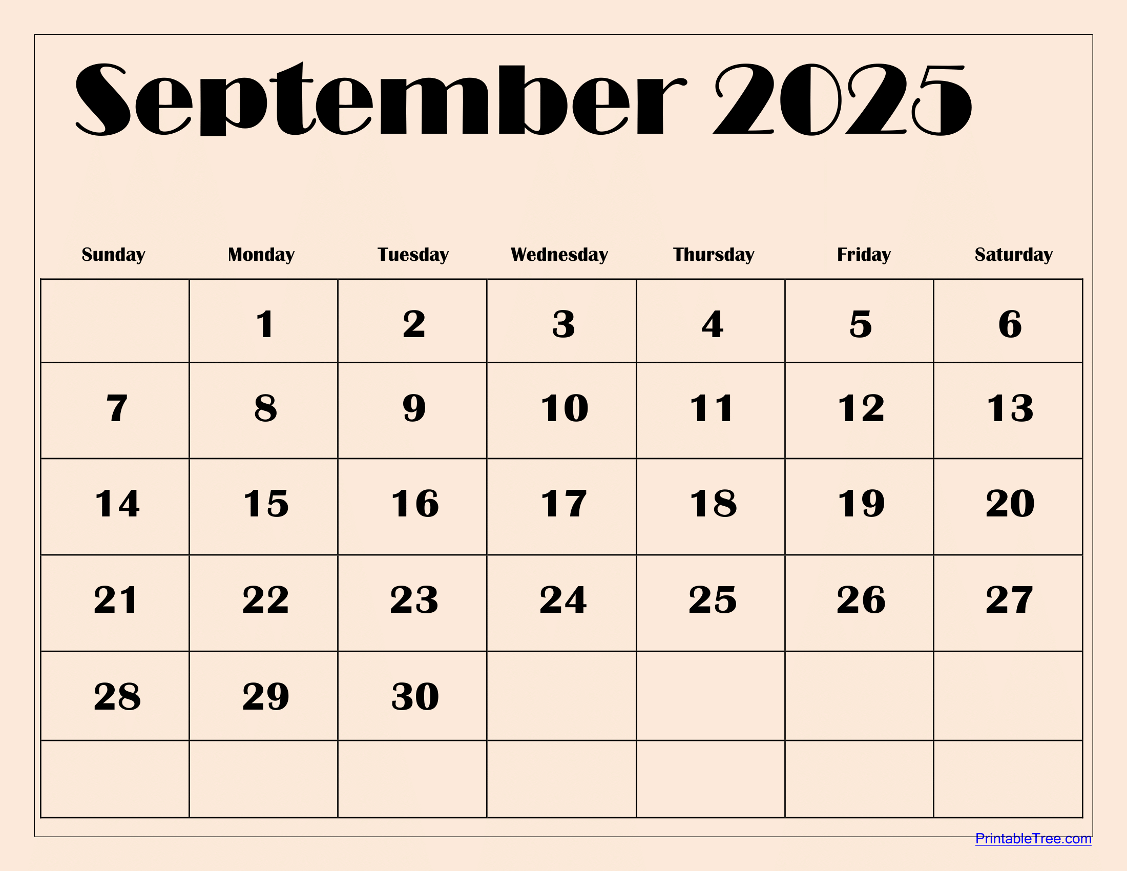 September 2025 Calendar Printable Pdf Template With Holidays intended for August 2025 September 2025 Calendar