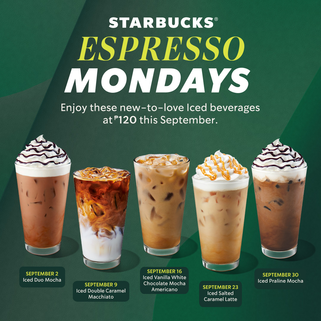 Starbucks September 2024 Promo: Weekly Flavors For Only ₱120 pertaining to Starbucks August 2025 Promo Calendar