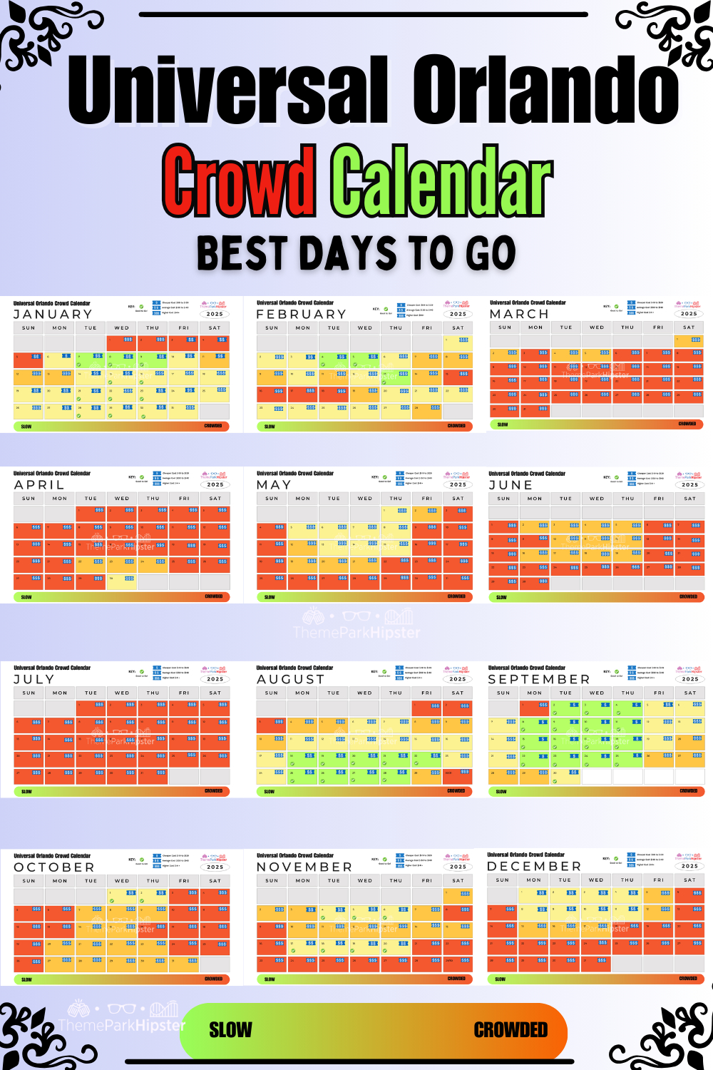 2025 Universal Studios Orlando Crowd Calendar: Avoid The Busy Days within Universal Orlando Crowd Calendar October 2025