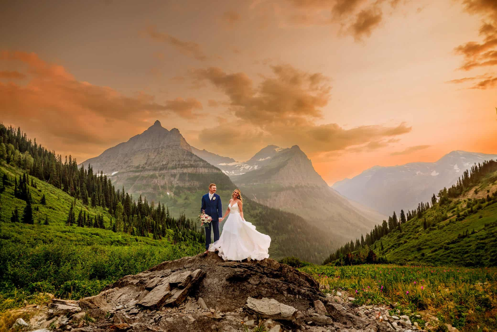 A Glacier National Park Elopement Or Wedding: The 2025 Guide for Glacier National Park in October 2025