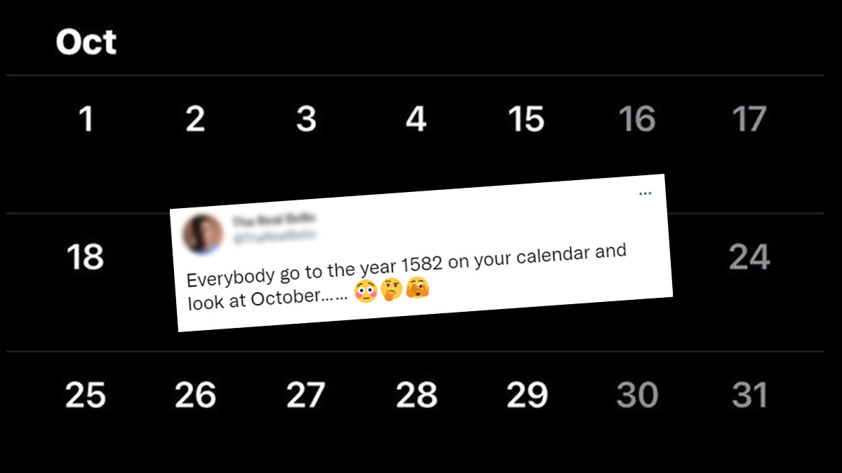 Bizarre! 10 Days Missing From Your Calendar In October? Jump To regarding What Happened In October 1852 Calendar