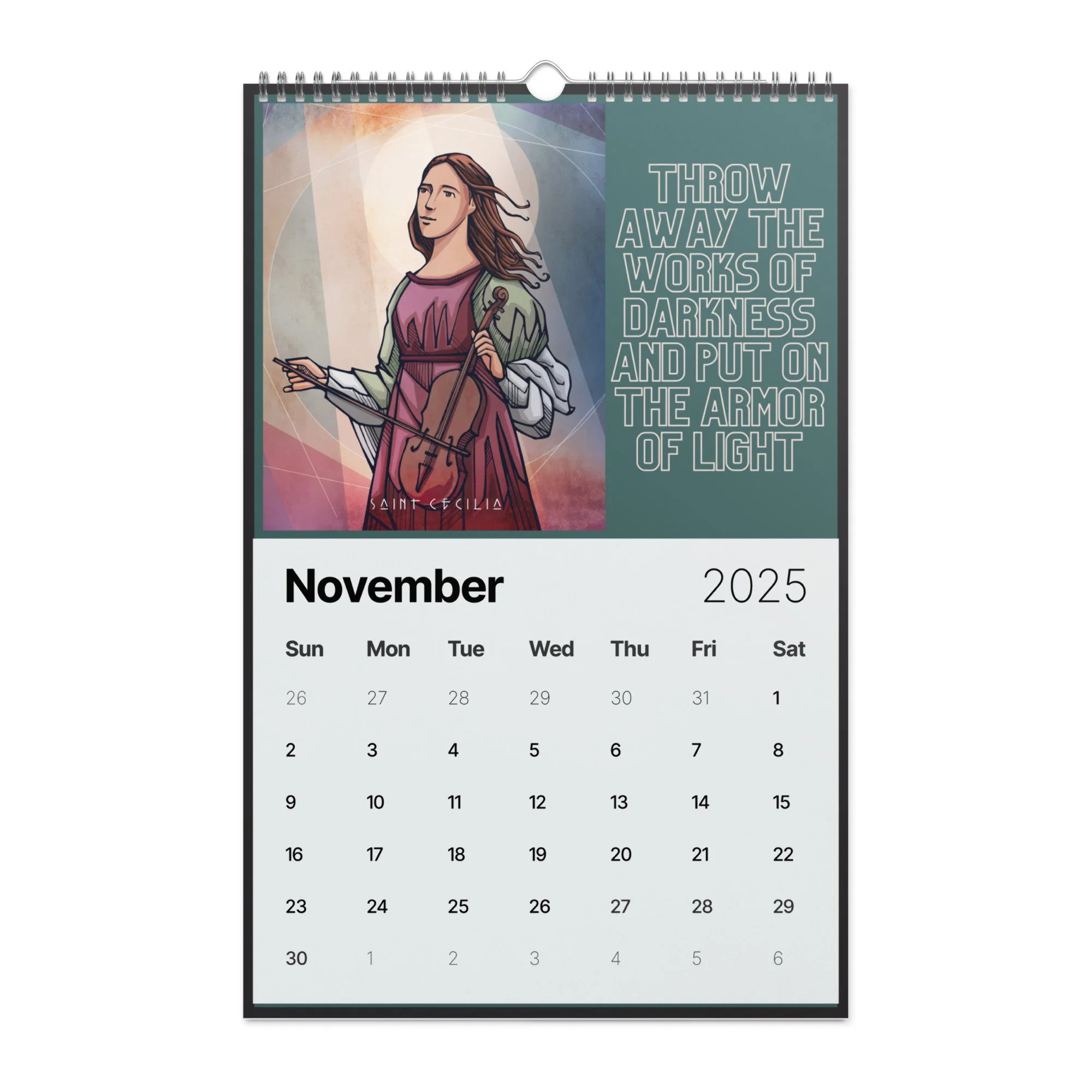 Calendar — Saints Alive Store — Saints Alive intended for October Saints Calendar 2025