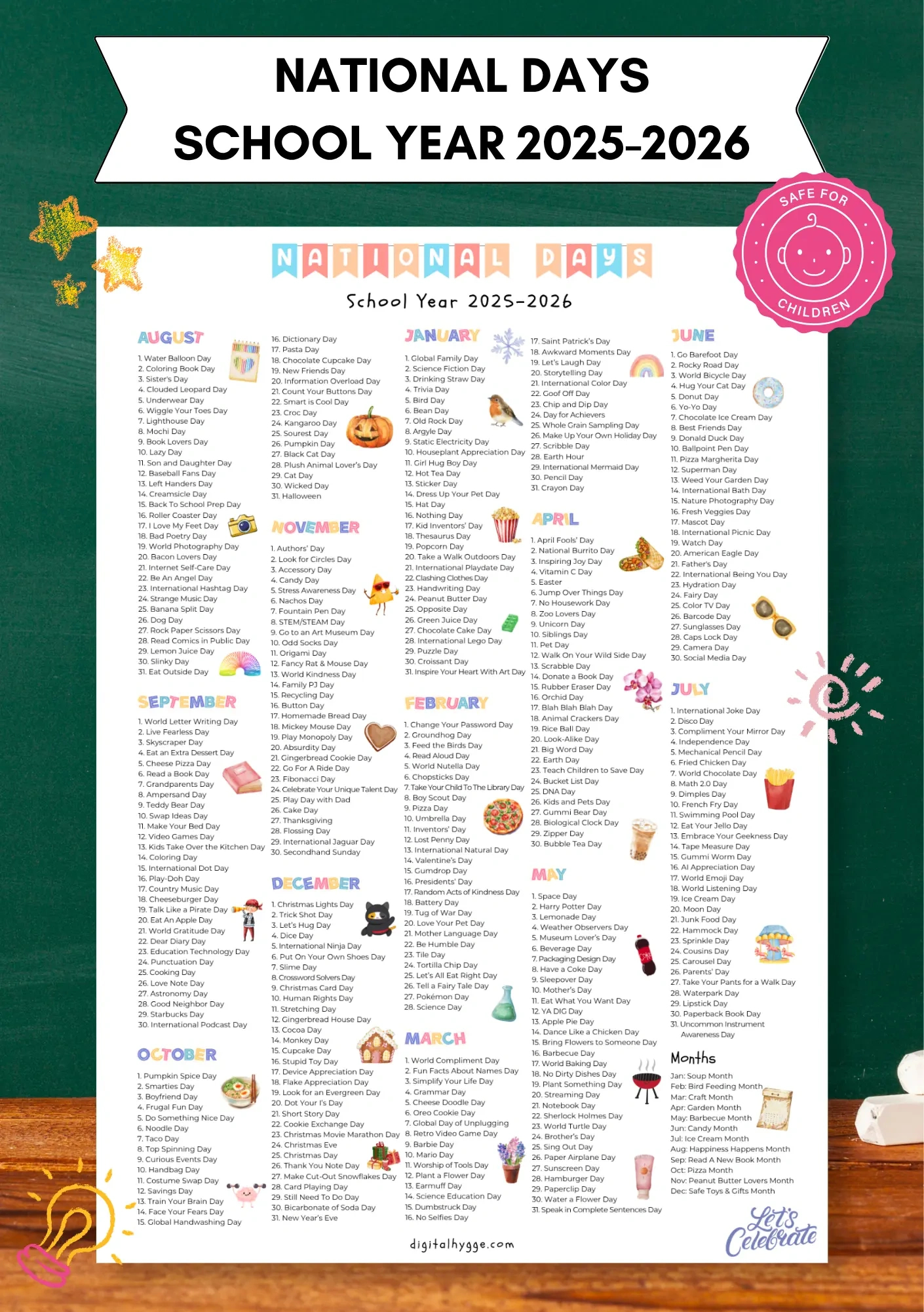 🗓️ National Days | Digitalhygge inside National Days October 2025