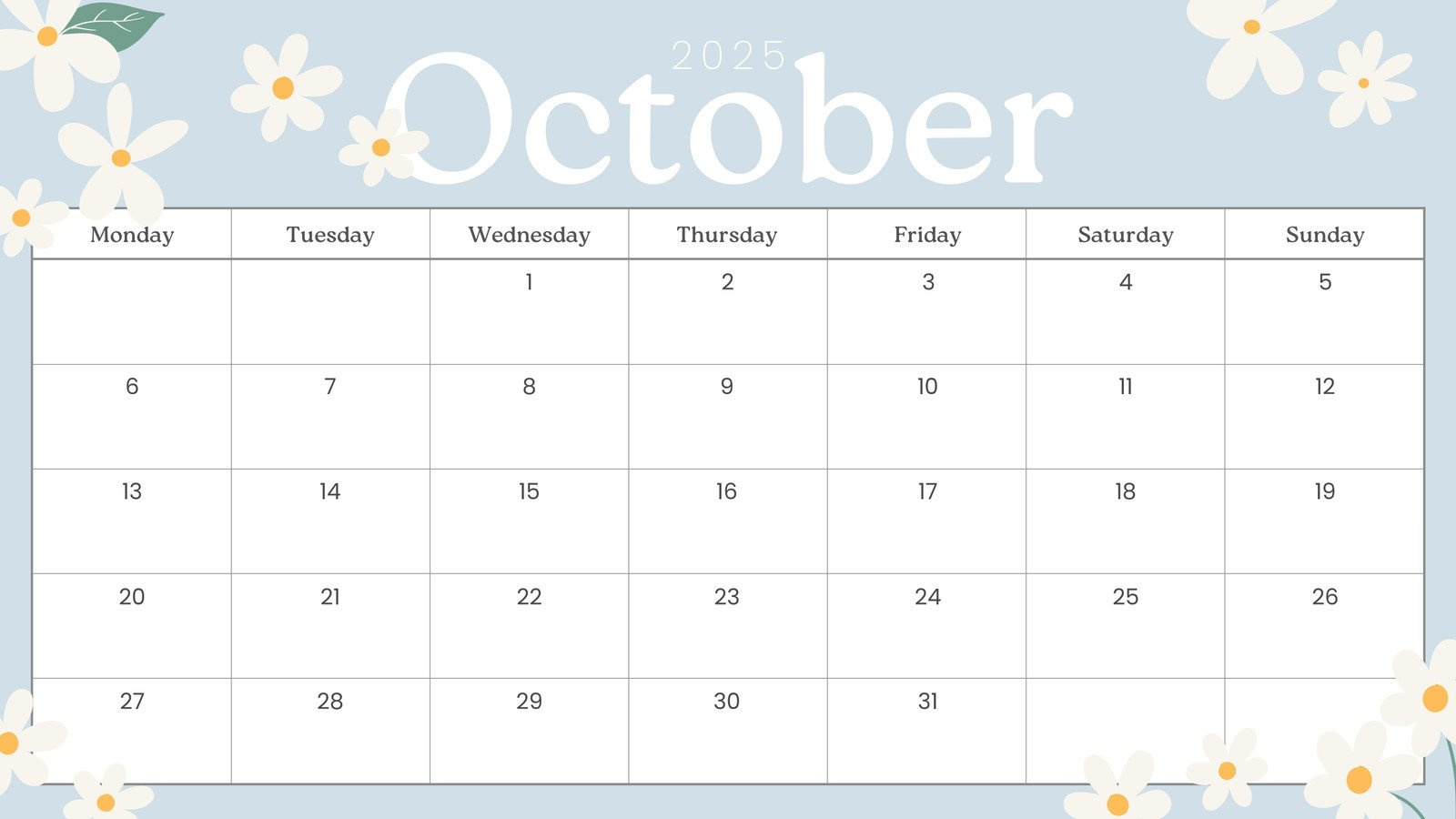 Free October 2025 Calendar Templates To Customize | Canva in Show Me October Calendar 2025