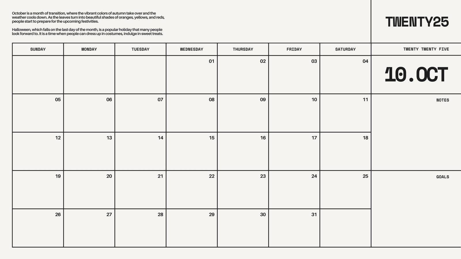 Free October 2025 Calendar Templates To Customize | Canva with regard to Month of October Calendar 2025 Template