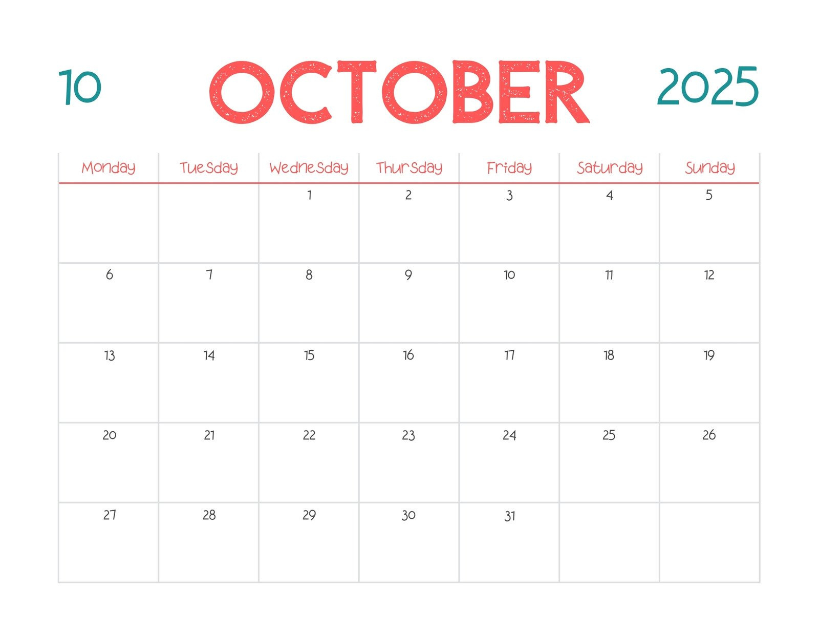 Free October 2025 Calendar Templates To Customize | Canva with regard to Show Me an October 2025 Calendar