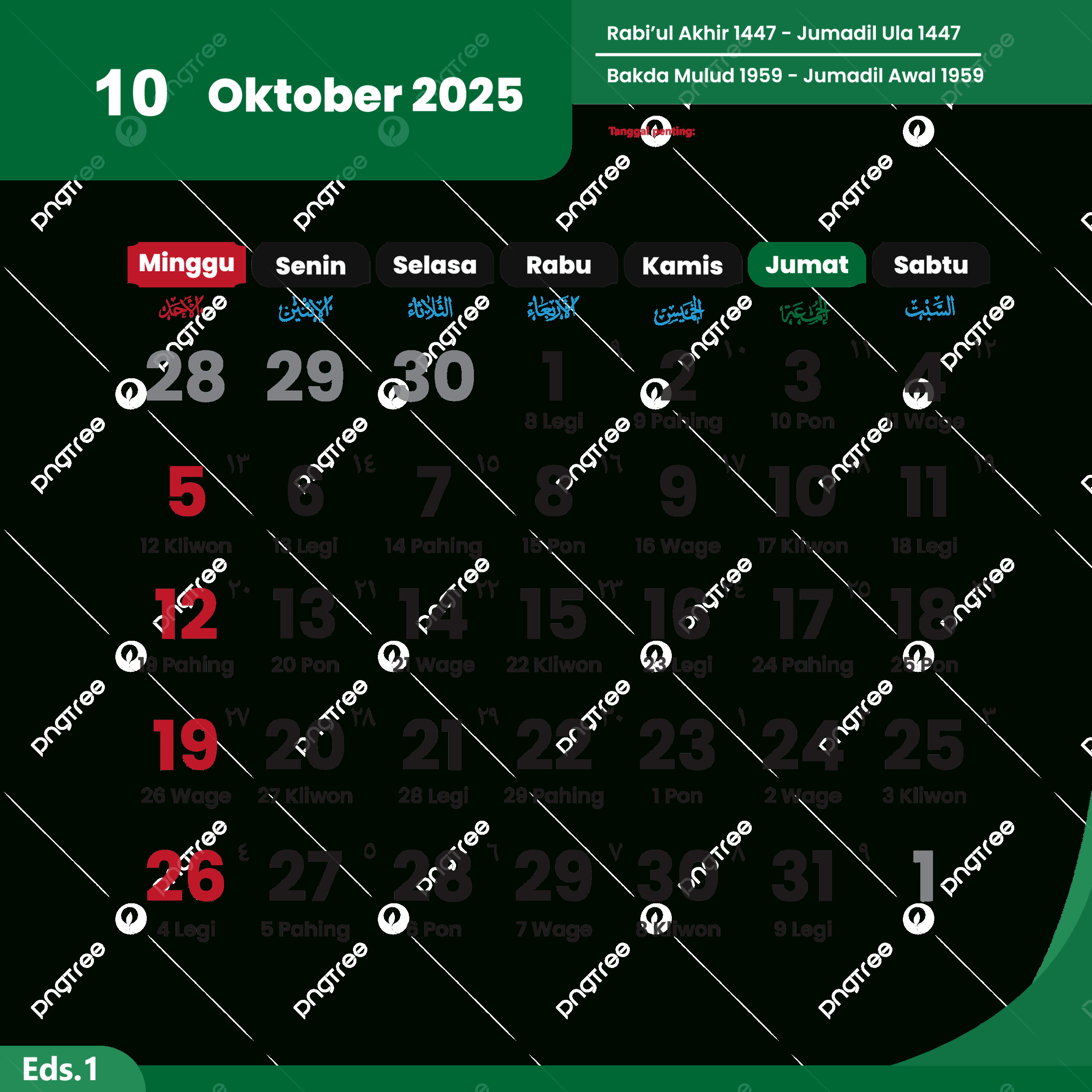 Kalender 2025 Oktober Vollständiger Vektor Der Nationalfeiertage with National Holidays October 2025