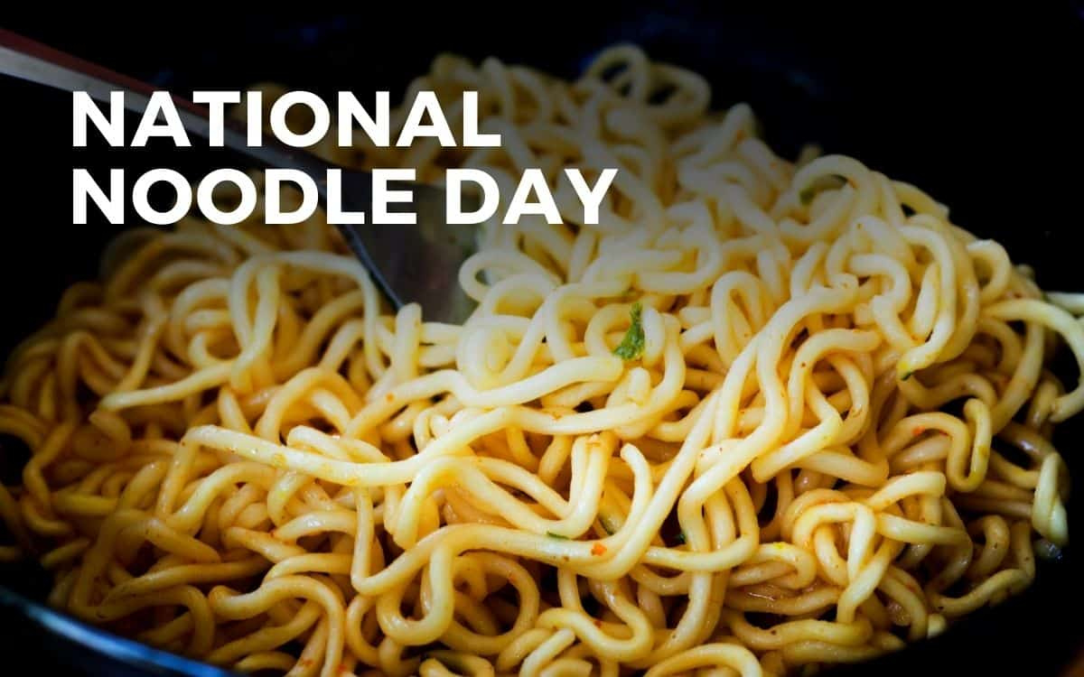 National Noodle Day - October 6, 2024 - Angie Gensler within October 6 is National What Day 2025