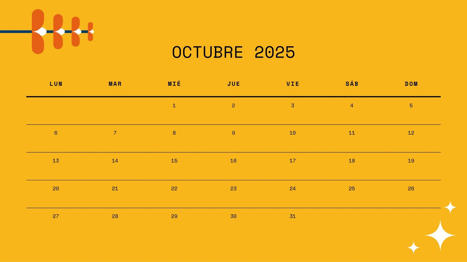 Page 2 - Free October 2025 Calendar Templates To Customize | Canva throughout Spanish Calendar For October 2025