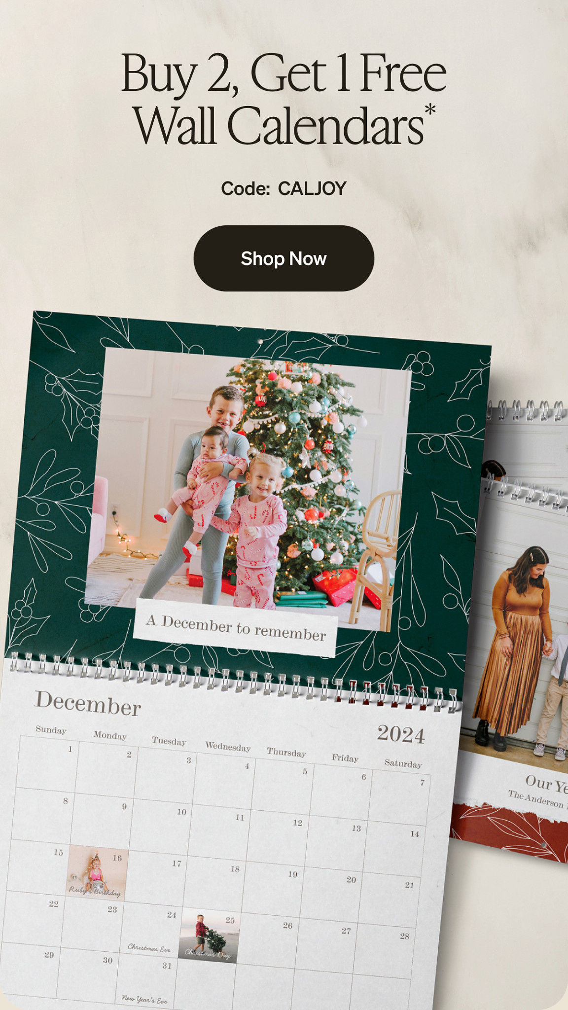 Shutterfly: Get Ready For 2025 With Your Free Calendar 🗓️ | Milled inside Shutterfly Free Calendar Code 2025 October