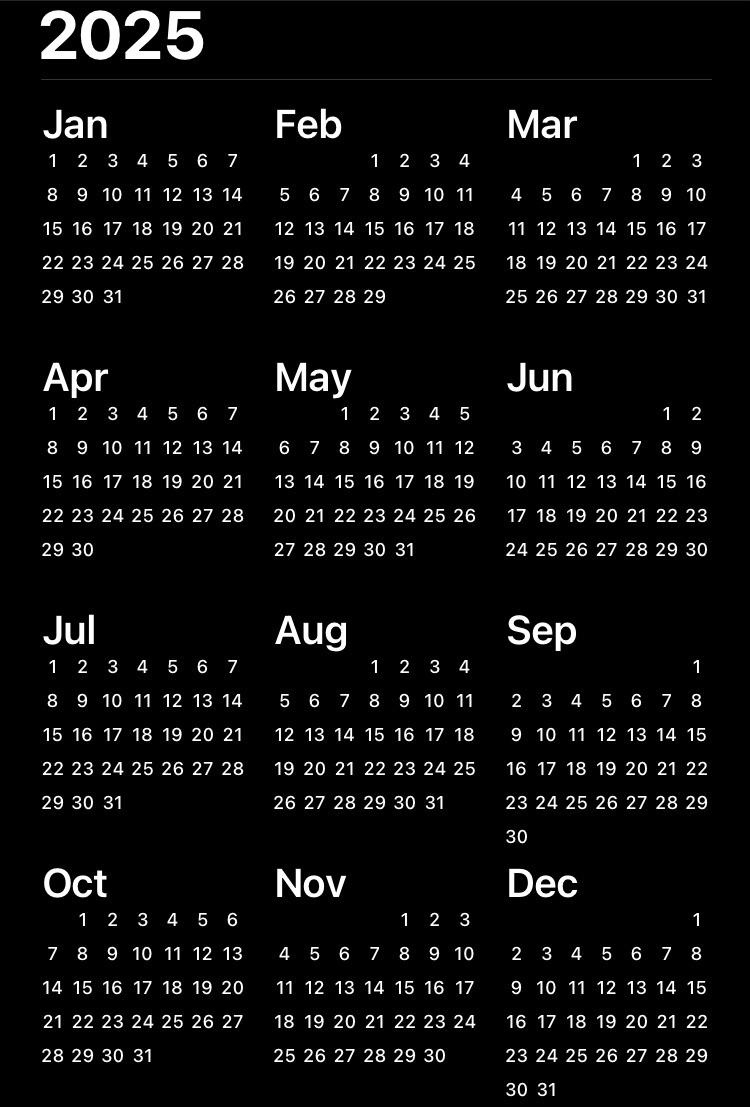 This Is My Iphone Calendar For 2025… Bc : R/Mildyinteresting for October 2025 Apple Calendar