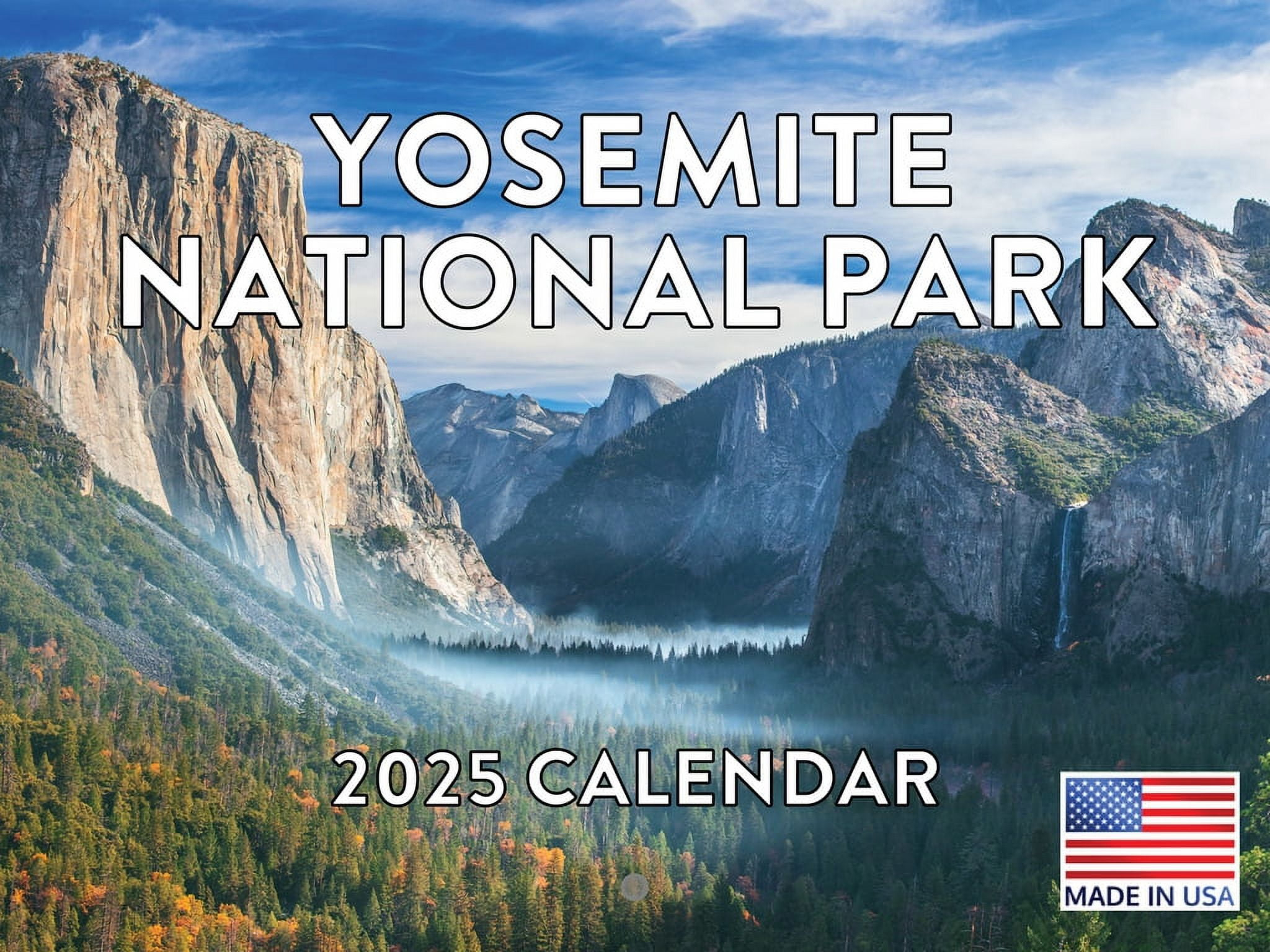 Yosemite National Park Calendar 2025 Monthly Wall Calender 12 pertaining to Yosemite National Park in October 2025