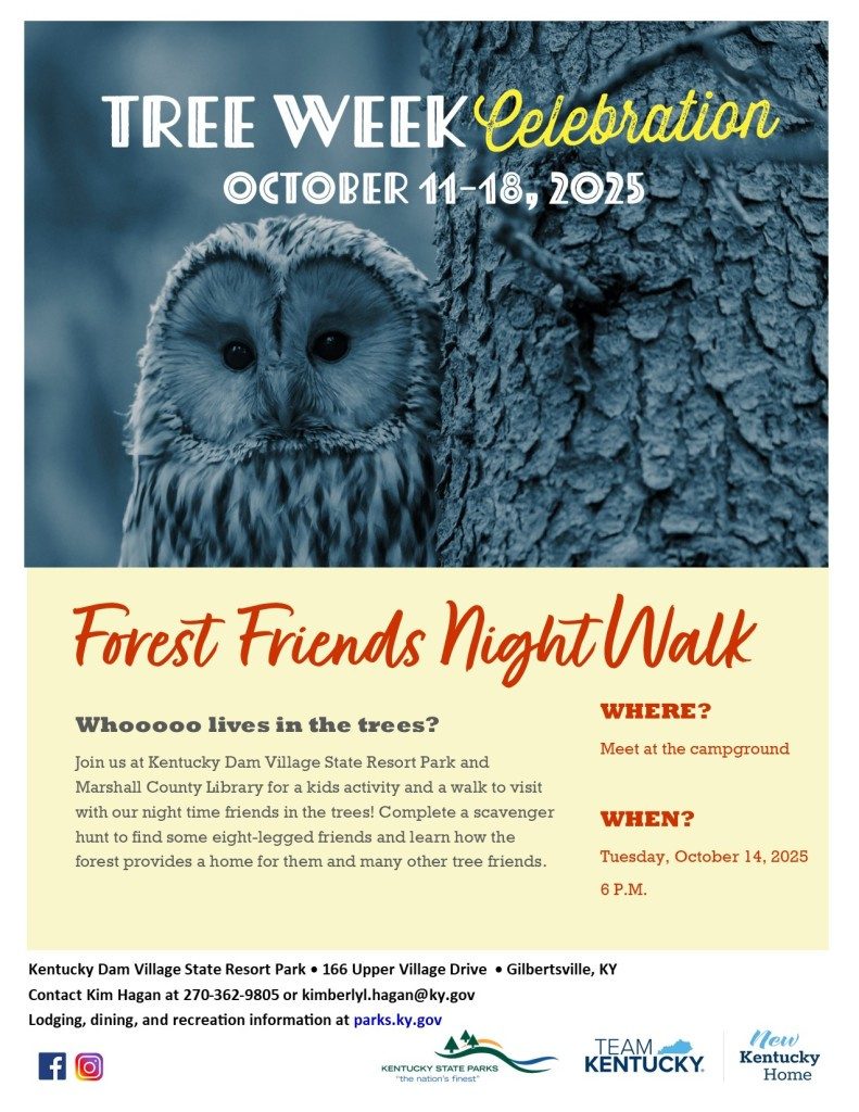 Events - Kentucky State Parks for National Tree Week November 2025