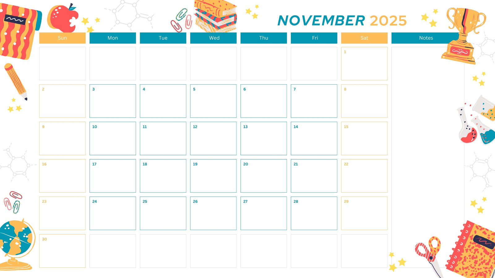 Free And Printable November 2025 Calendar Templates | Canva pertaining to November 2025 Calendar Printable Editable